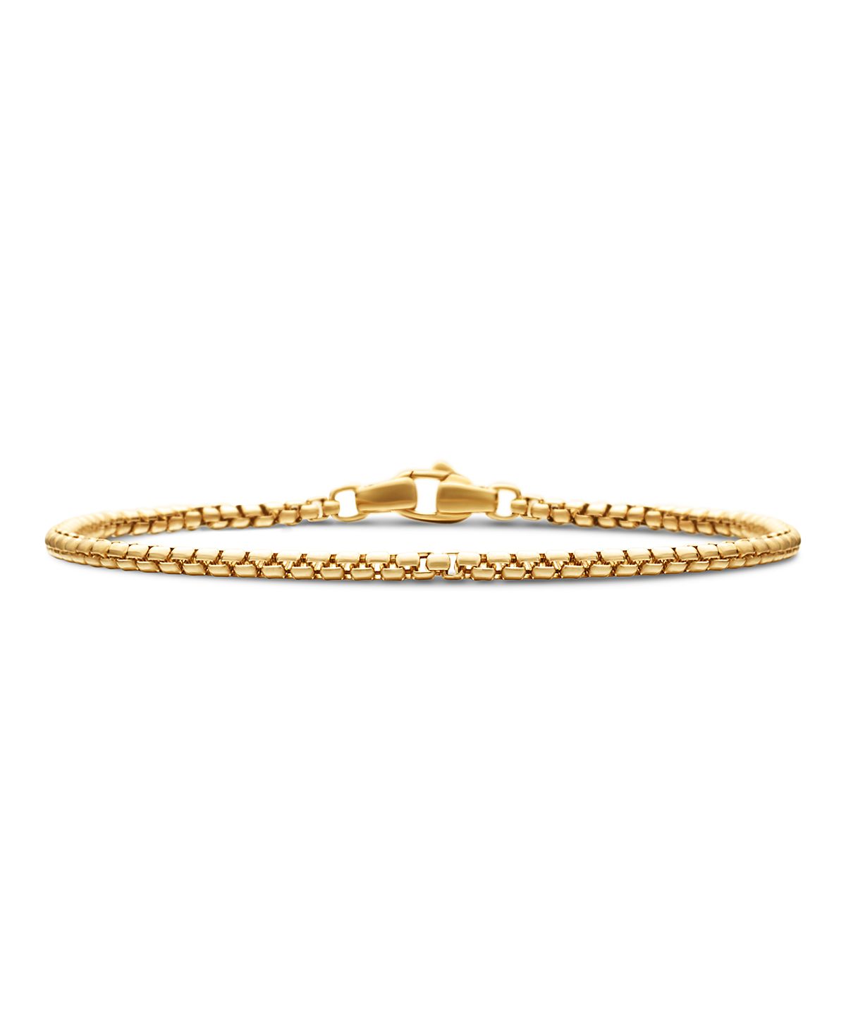 David Yurman Men's 18K Yellow Gold Chain Box Link Bracelet