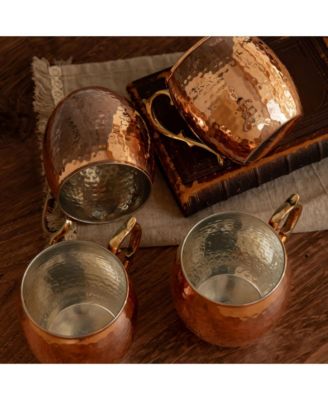  CMK Vintage Inspired Moscow Mule Mugs, Set of 4