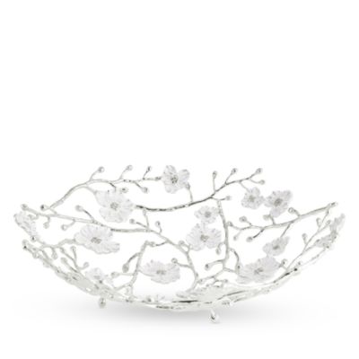 Silver Orchid Basket