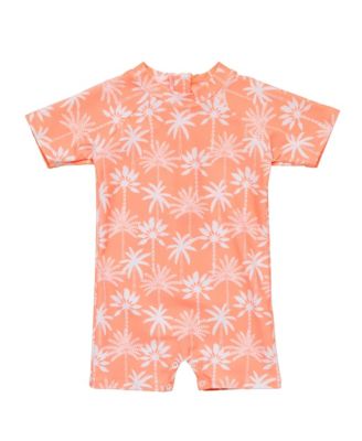 Cali Palms Recycled Short Sleeve Sunsuit - Baby