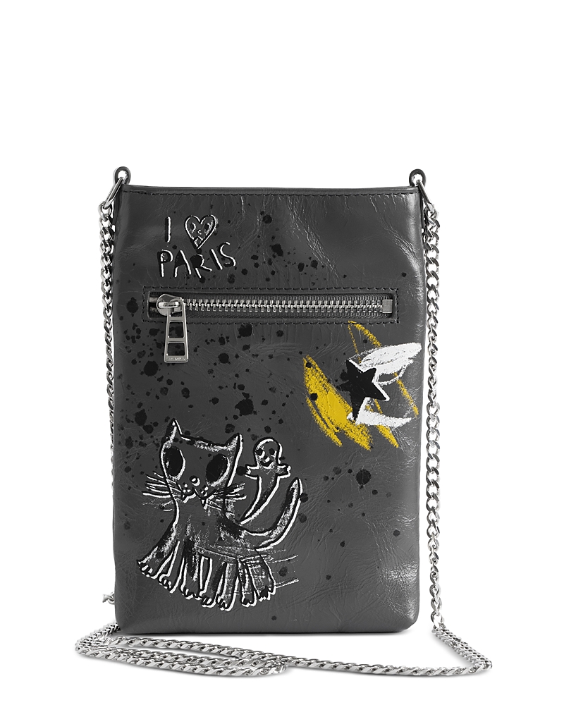 Zadig & Voltaire x Humberto Cruz Rock Leather Phone Pouch