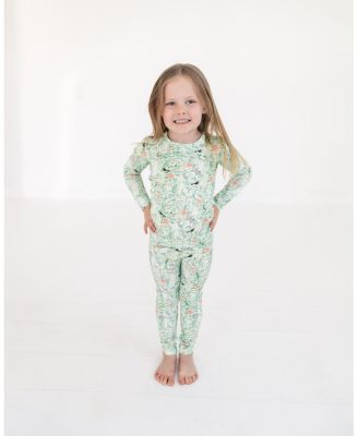  Girls' Sage Blossom Pajama Set - Baby, Little Kid