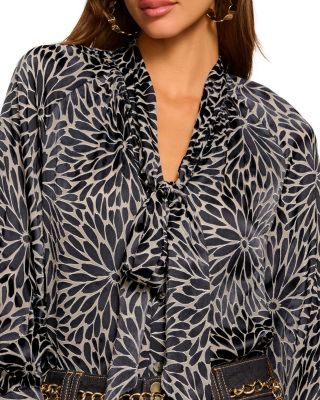 Aura Tie Neck Blouse