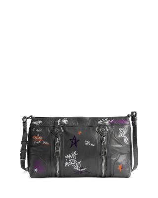 x Humberto Cruz Sunny Moody Vintage Patent Leather Shoulder Bag