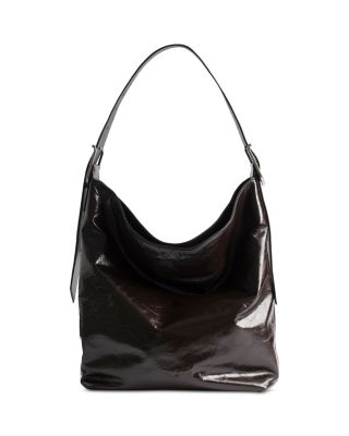 Jane Vintage Patent Leather Hobo Bag