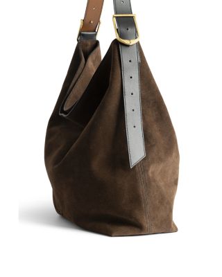 Jane XL Suede Hobo Bag