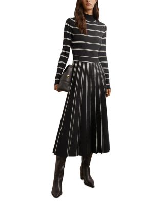 Amber Striped Midi Dress