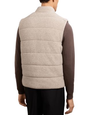 Otley Sleeveless Zip Through Ribbed Gilet Vest