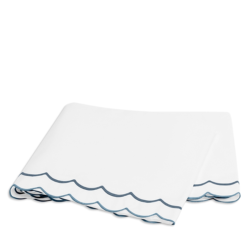 Matouk India Flat Sheet, Full/queen In Blue