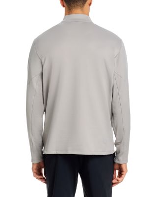 Overzip Mock Neck Sweatshirt