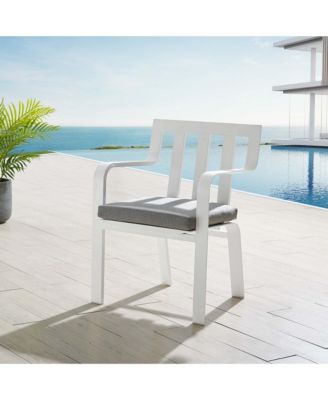 Baxley Stackable Outdoor Patio Aluminum Dining Armchair