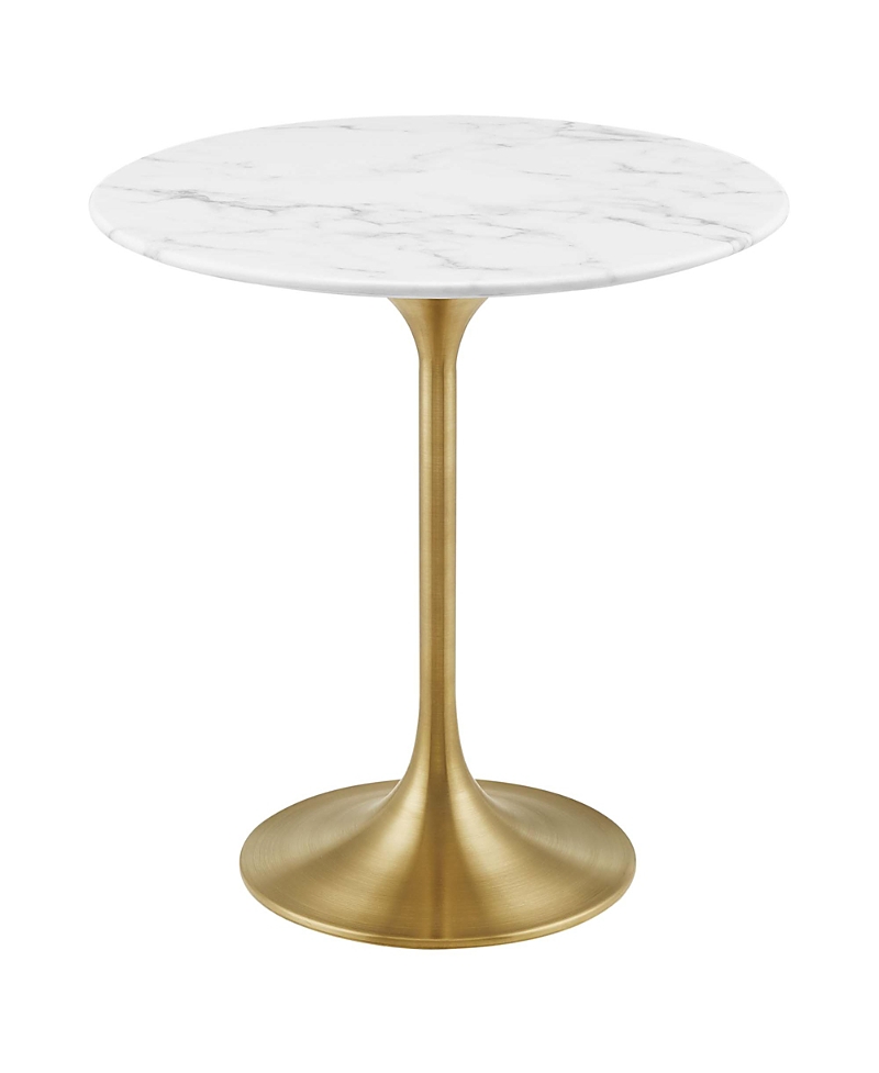 Photos - Display Cabinet / Bookcase Modway Lippa Round Artificial Marble Side Table F5-8FDD-0A1213DF1D1A