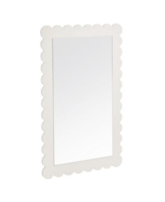 Emmeline Scalloped Rectangle Wall Mirror