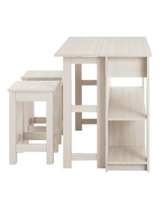 Meadowbrook Kitchen Island and Stool, Set of 3