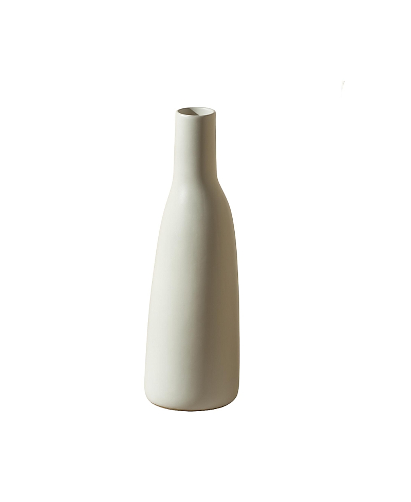 Gharyan Stoneware Dadasi Carafe Bottle In White