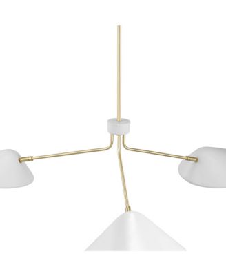 Includes one Journey 3-light 14" arm pendant