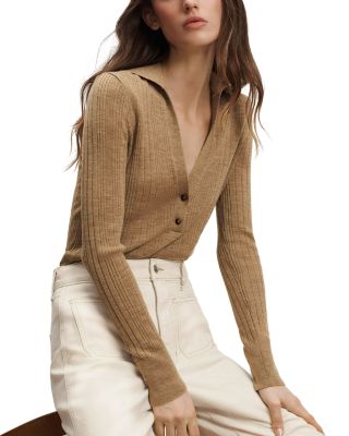 Rouni Merino Wool V Neck Sweater