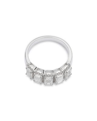 Luxe Collection Certified Lab Grown Diamond Emerald Cut Band in Platinum, 3.50 tcw