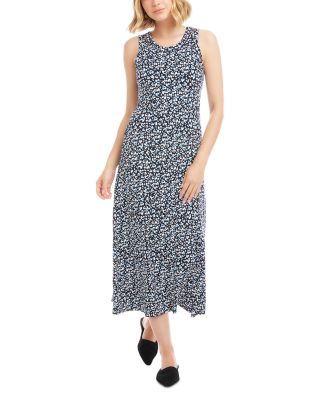 Sleeveless Side Slit Midi Dress