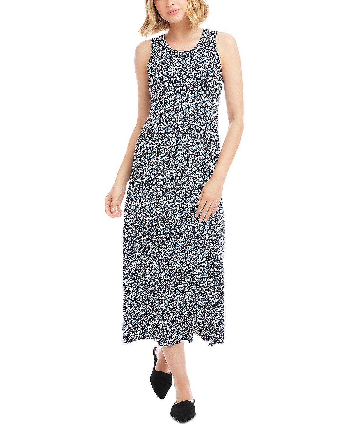 Karen Kane Sleeveless Side Slit Midi Dress