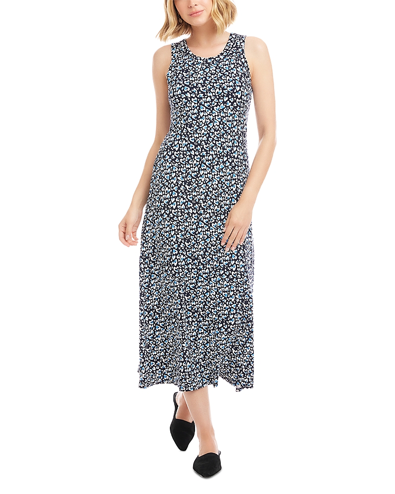 Karen Kane Sleeveless Side Slit Midi Dress