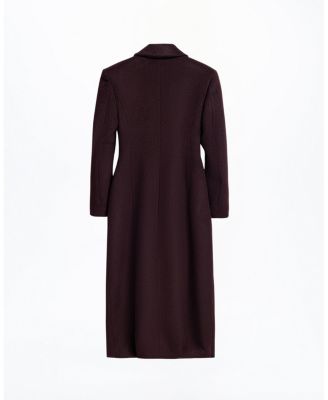 Tailored Double-Breasted Maxi Coat