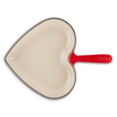 Enameled Cast Iron Heart Skillet