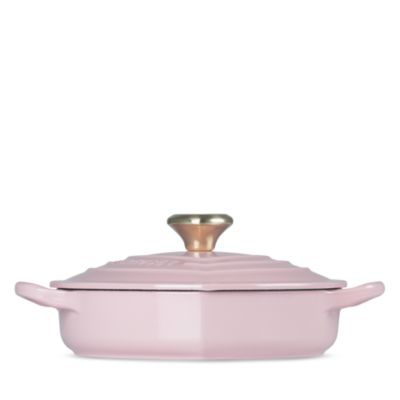 1.25 Qt. Shallow Heart Enameled Cast Iron Cocotte