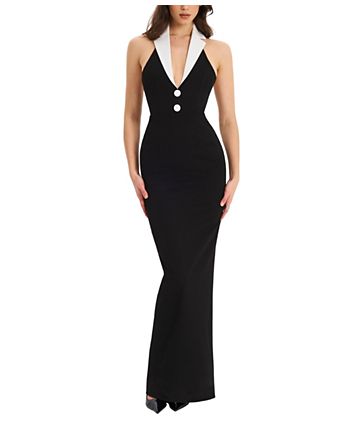 casual and elegant dresses Women V Neck Solid Color Multicolor Strap Decoration Dress Sleeve T (Navy-E, XXL) at Amazon Women's Clothing store making it a versatile choice for various occasions like parties Casual Dresses for Women: Stylish,
