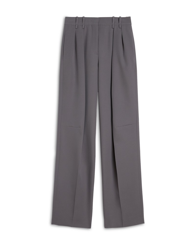 Jil Sander Relaxed Pleated Pants in Red Lotus