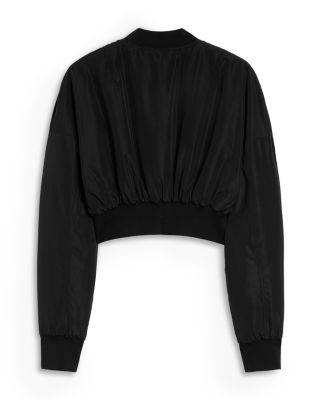 Cropped Bomber Jacket