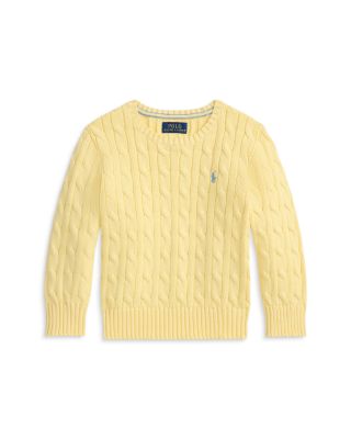 Boys' Cable Knit Cotton Sweater - Little Kid