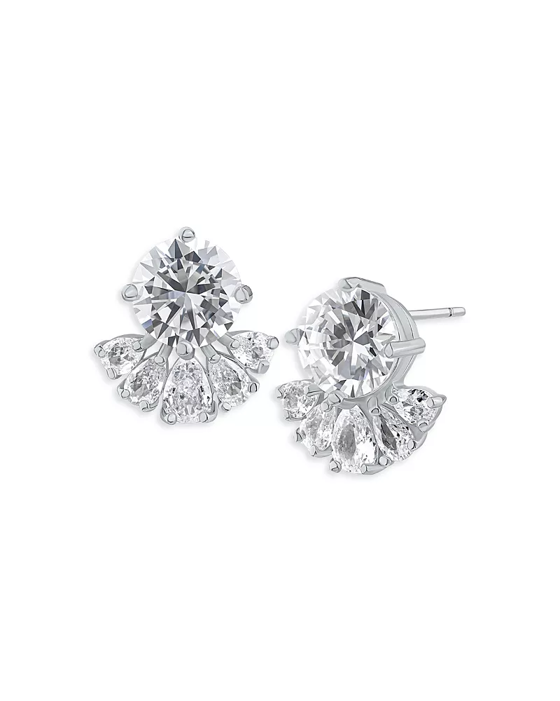 Kenneth Jay Lane Cubic Zirconia Stud Earrings