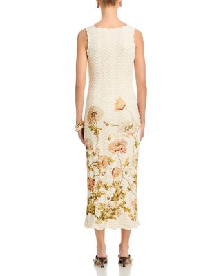 Orel Floral Scalloped Dress