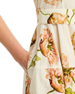 Caro Poplin Midi Dress