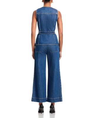 Denim Ren&eacute;e Vest & Ryker Jeans in Tide