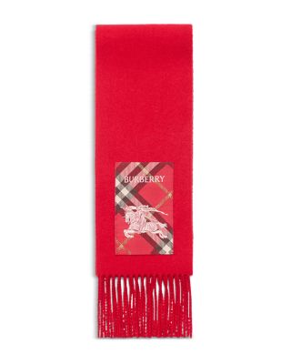 Check Label Cashmere Scarf