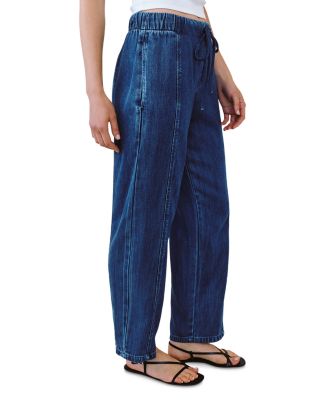 Seamed Soft Barrel Pants