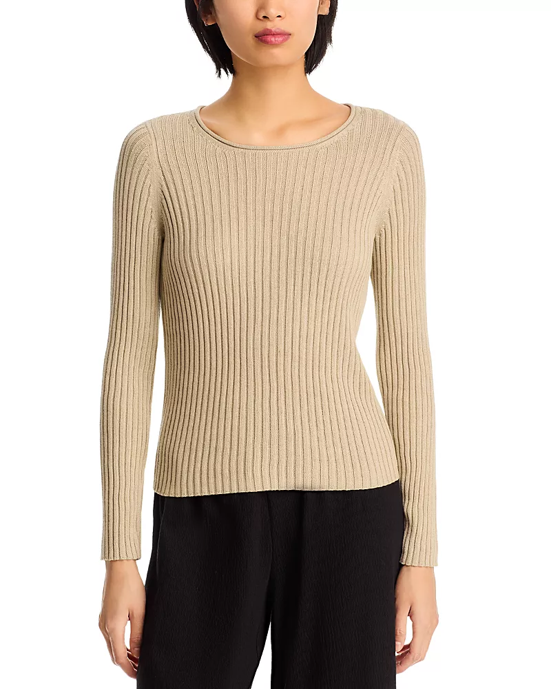 Eileen Fisher Jewel Neck Sweater