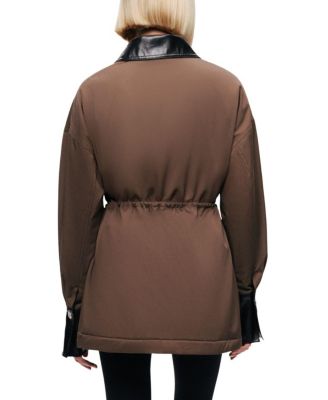 Contrast Collar Utility Jacket