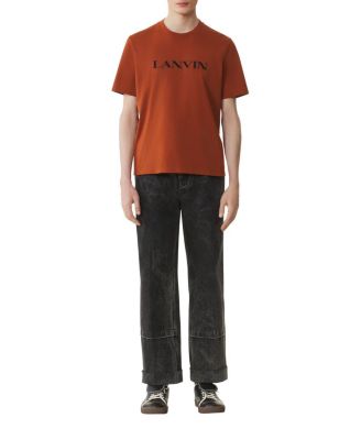 Loose Fit Denim Pants in Black Wash