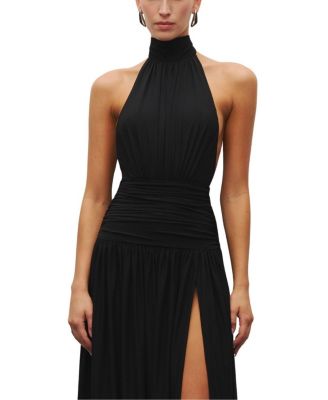  The Halter Slit Gown
