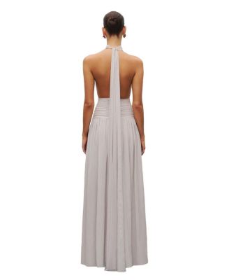  The Halter Slit Gown