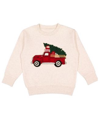Boys' Christmas Truck Patch Sweatshirt - Big Kid