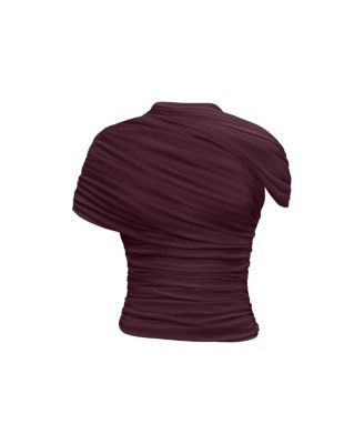  The Draped Shoulder Top