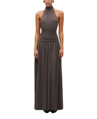  The Halter Slit Gown