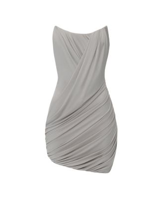  The Gathered Mini Dress