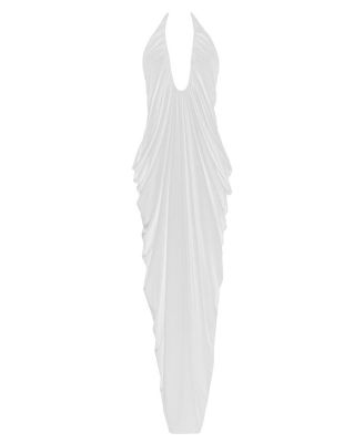  The Draped Halter Gown