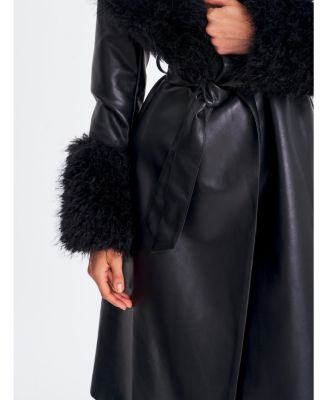 Fur Trimmed Coats - Bloomingdale's