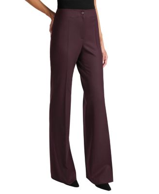  Elizabeth Flared Leg Pant in Virgin Wool Stretch